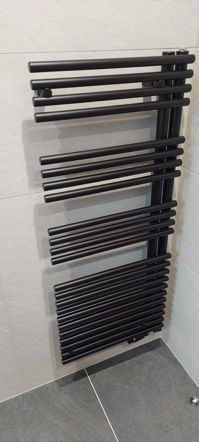 Matt Black Towel Rail