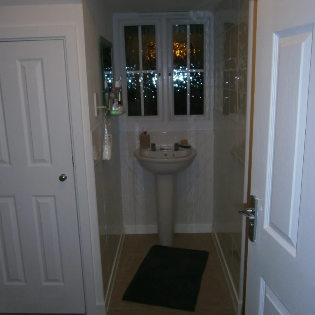 Before of bathroom renovation