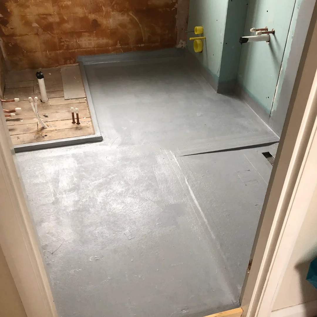 Before of bathroom renovation